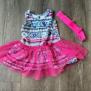 SOLD Baby Dress and Headband